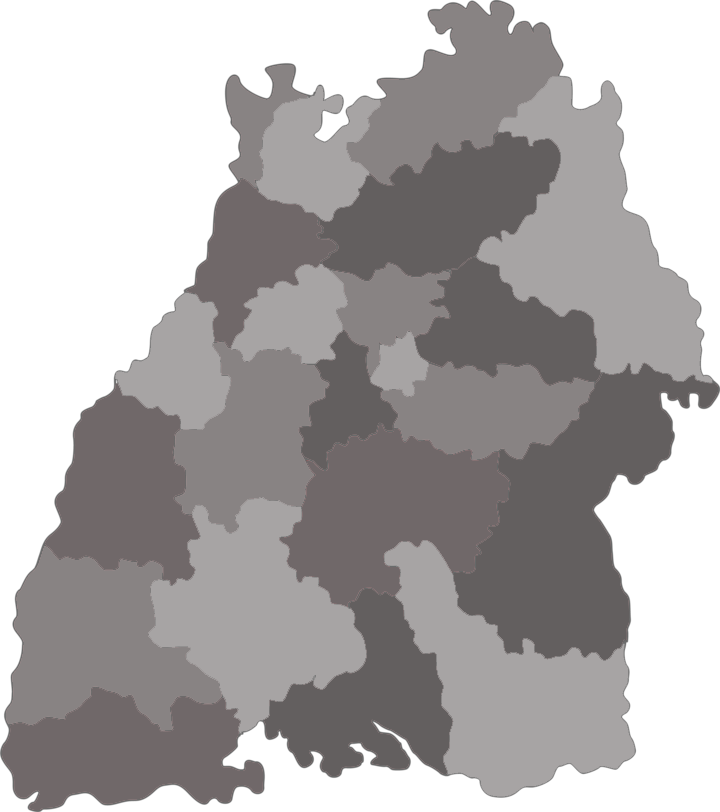 Karte Baden-Württemberg