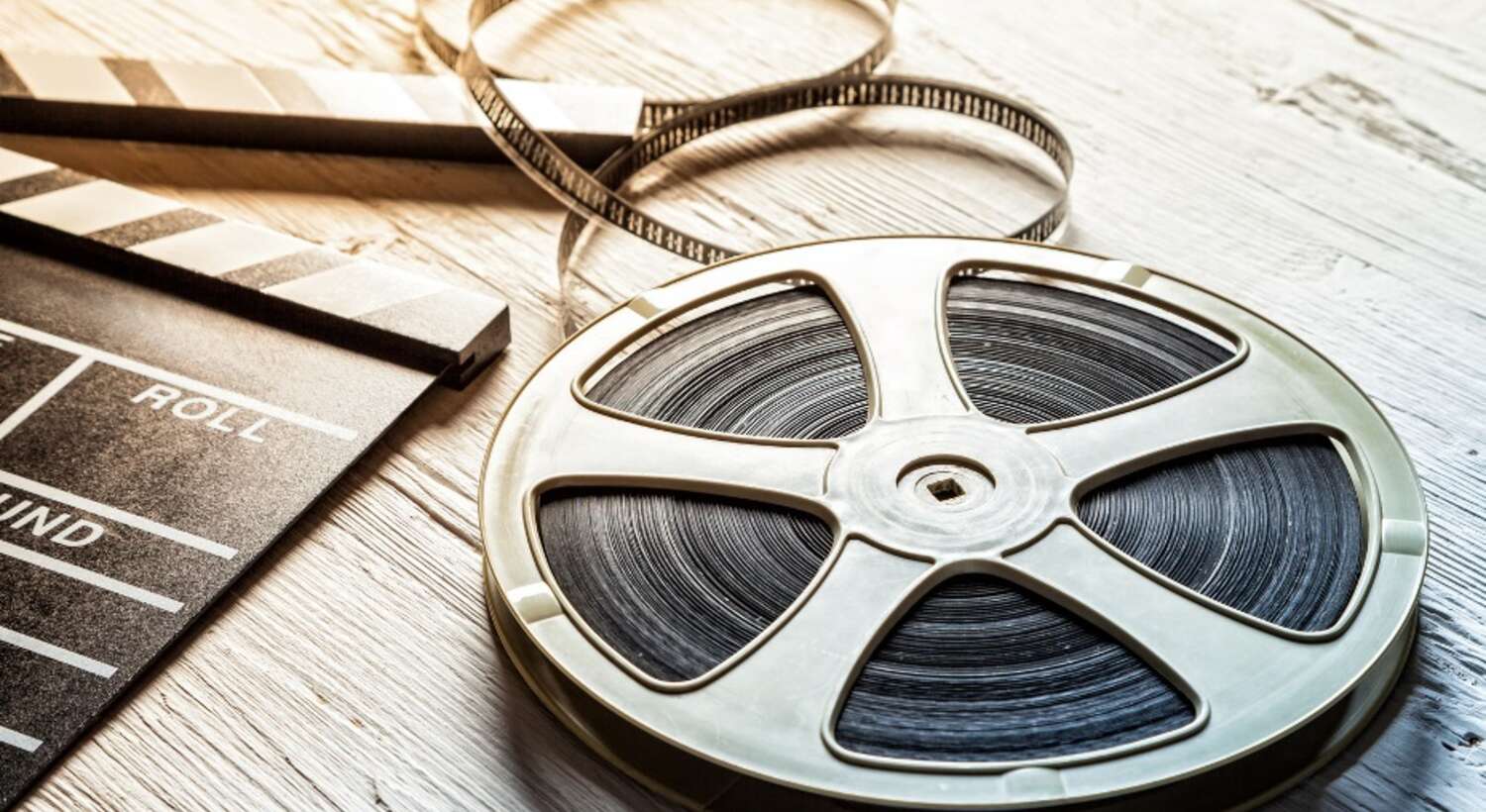 Filmrolle mit Klappe